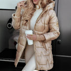 Miss | Blazer Dames Winter Slightly Fitted Mid-Thigh - Katoenblend - Miss Madera MIS-V1HPO0