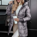 Miss | Blazer Dames Winter Slightly Fitted Mid-Thigh - Katoenblend - Miss Madera MIS-OXT88O