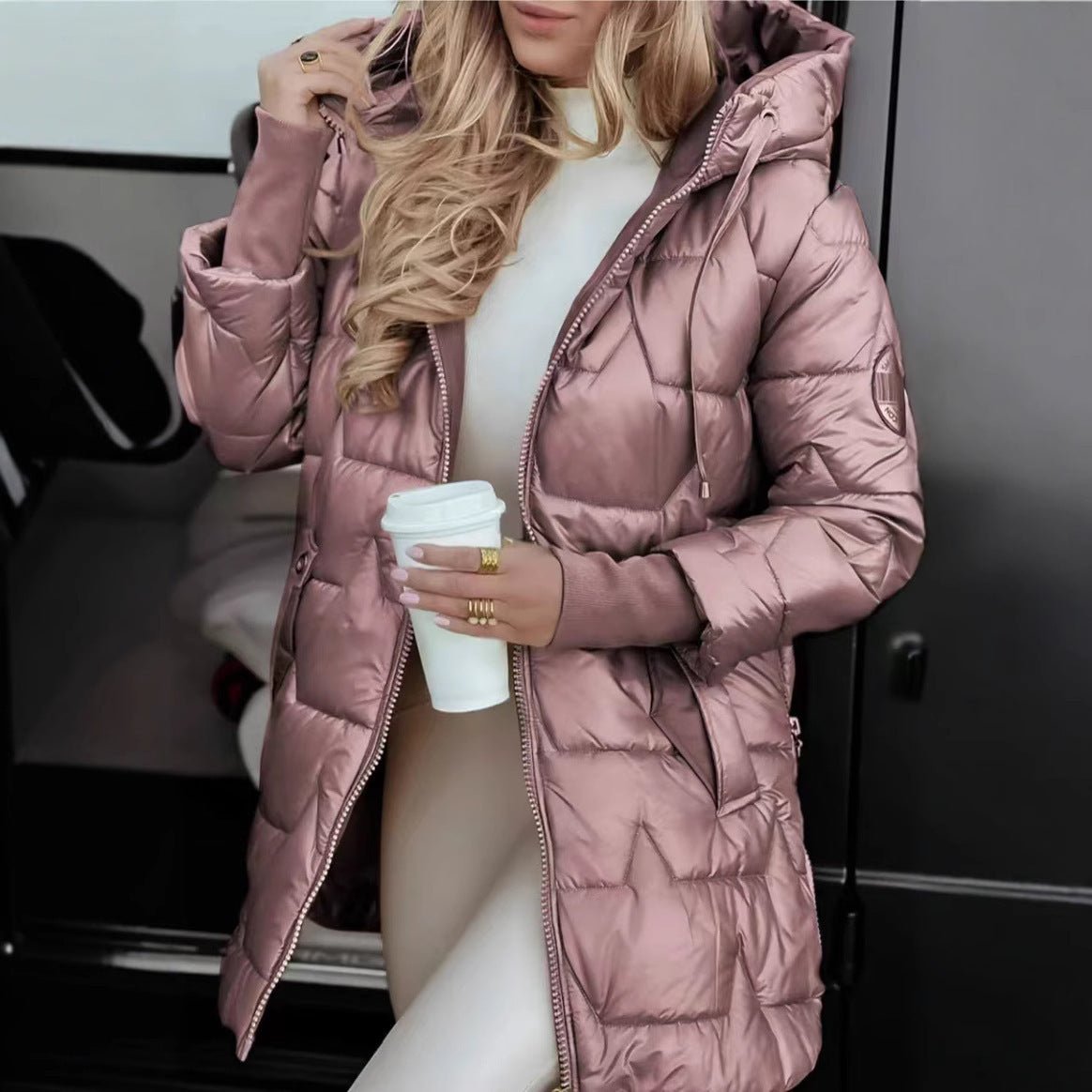 Miss | Blazer Dames Winter Slightly Fitted Mid-Thigh - Katoenblend - Miss Madera MIS-OXT88O
