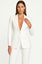 Miss | Blazer en Broek Set Dames Regular Fit - Polyester - Miss Madera