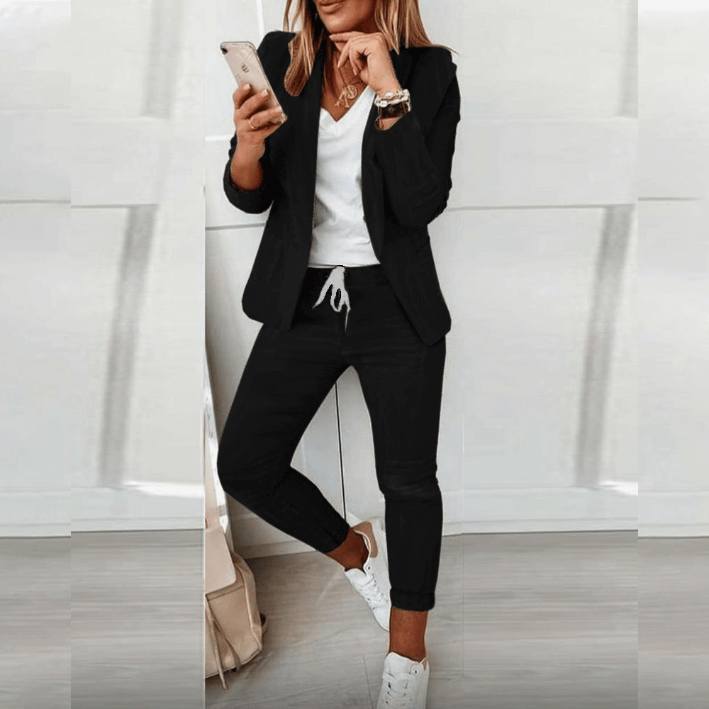 Miss | Blazer Set Dames Casual Chic - Polyester - Miss Madera