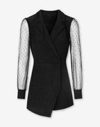 Miss | Blazerjurk Dames Casual Mini - Blend met metallic draden - Miss Madera