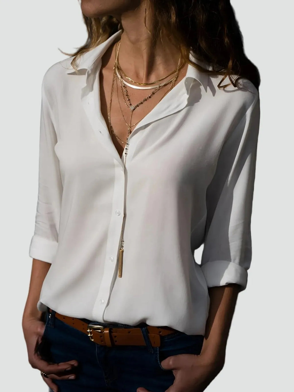 Miss | Blouse Dames Casual - Katoen - Miss Madera MIS-0CCAB2