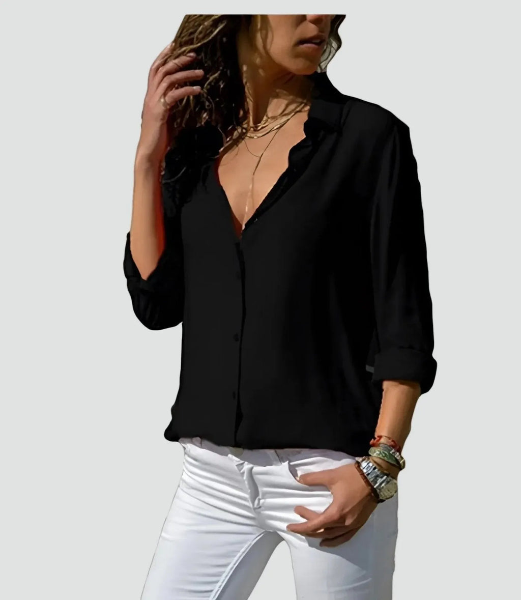 Miss | Blouse Dames Casual - Katoen - Miss Madera MIS-3F442B