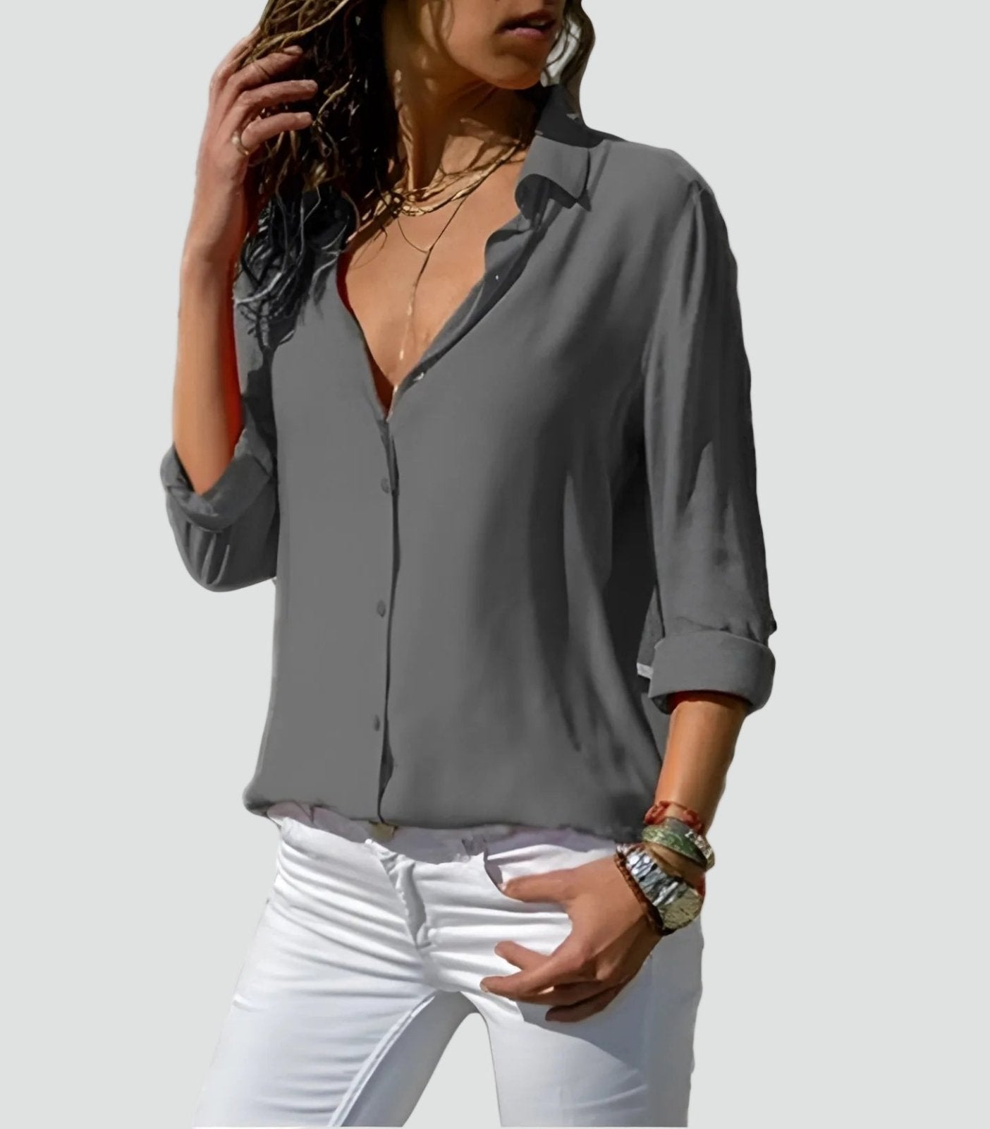 Miss | Blouse Dames Casual - Katoen - Miss Madera MIS-C21299
