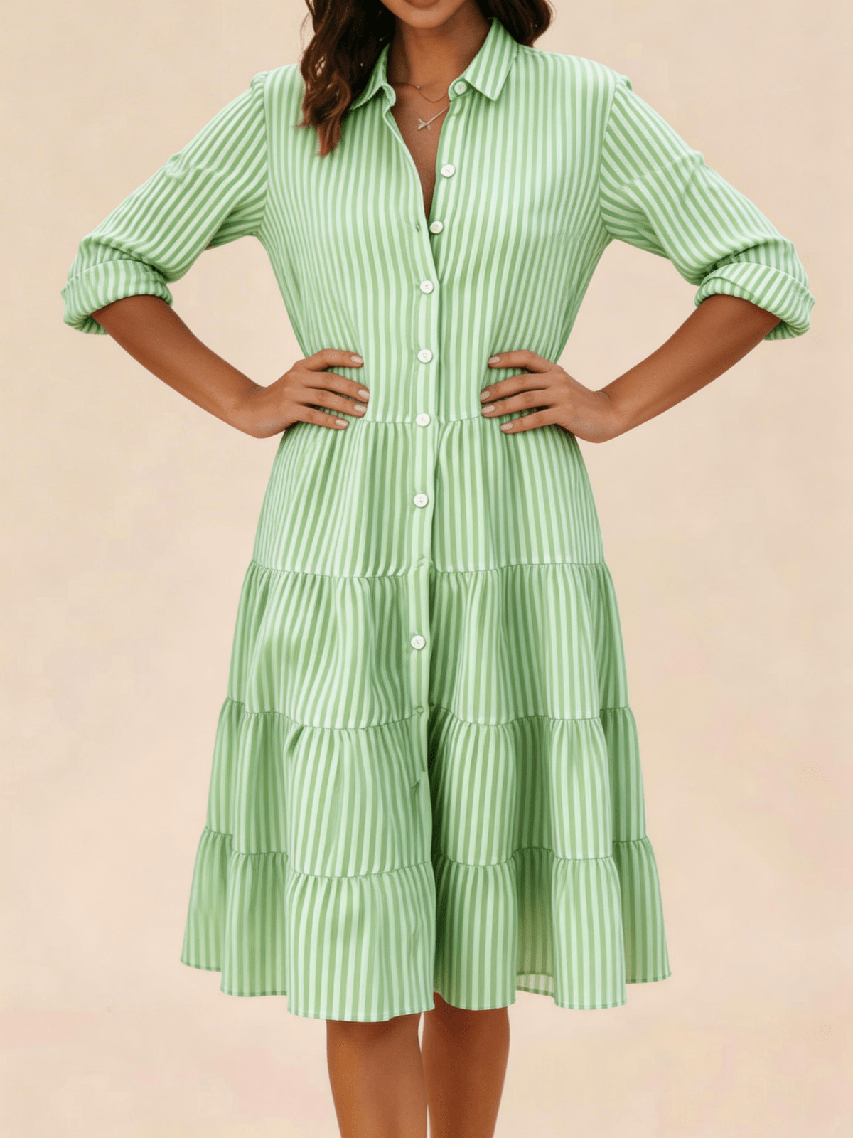 Miss | Blouse Dames Casual - Polyester - Miss Madera MIS-F3860E