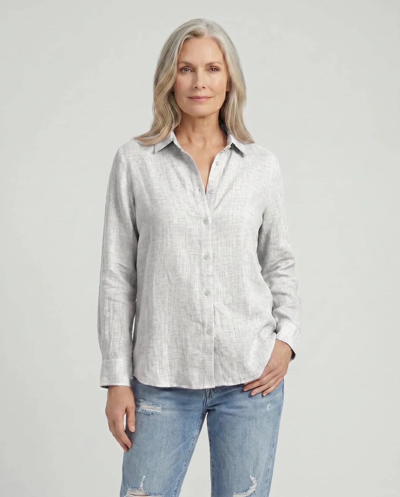 Miss | Blouse Dames Casual Relaxed Fit - Katoen - Miss Madera MIS-N2QF64