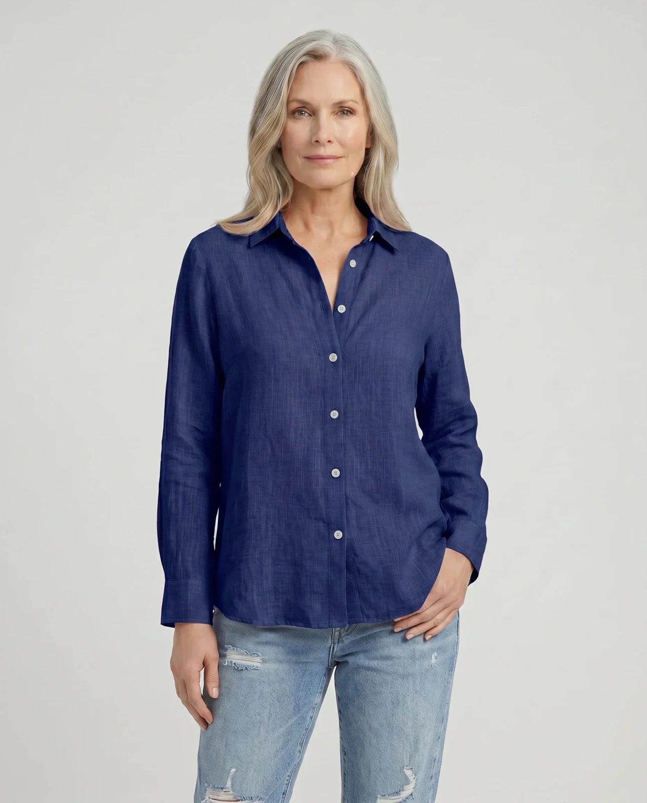 Miss | Blouse Dames Casual Relaxed Fit - Katoen - Miss Madera MIS-XDX8K0
