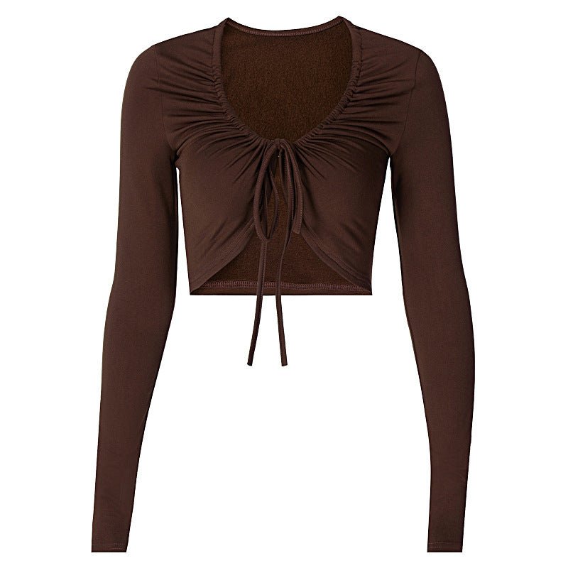 Miss | Blouse Dames Cropped Langarm Slim Fit - Polyester - Miss Madera MIS-MD25WK