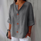 Miss | Blouse Dames Elk Seizoen - Puur Linnen - Miss Madera MIS-4D68B5