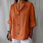 Miss | Blouse Dames Elk Seizoen - Puur Linnen - Miss Madera MIS-8E36F9