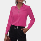 Miss | Blouse Dames Essential Regular Fit - Chiffon - Miss Madera MIS-ISOIS3