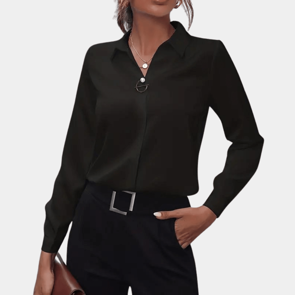Miss | Blouse Dames Essential Regular Fit - Chiffon - Miss Madera MIS-C1R49C