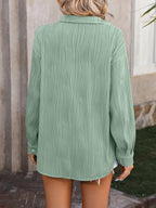 Miss | Blouse Dames Lange Mouwen Jacquard - Polyester - Miss Madera MIS-NA6ENY