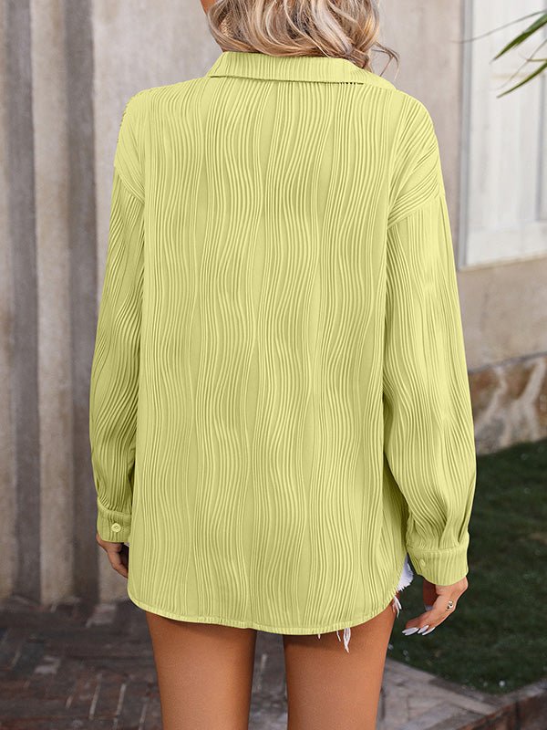Miss | Blouse Dames Lange Mouwen Jacquard - Polyester - Miss Madera MIS-DREUZM