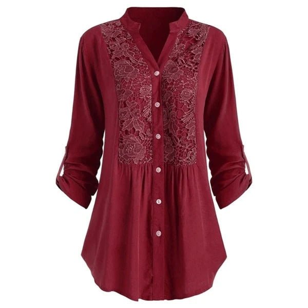 Miss | Blouse Dames Lente Zomer Tuniek Kant - Viscose - Miss Madera MIS-NJS3MF