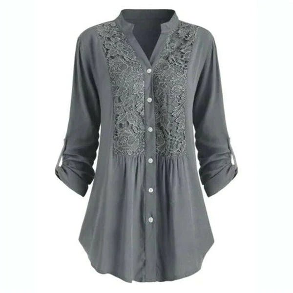 Miss | Blouse Dames Lente Zomer Tuniek Kant - Viscose - Miss Madera MIS-47BTLM