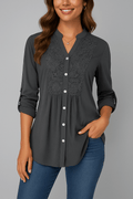 Miss | Blouse Dames Lente Zomer Tuniek Kant - Viscose - Miss Madera MIS-RYOFS3