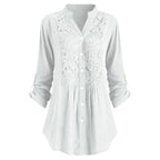 Miss | Blouse Dames Lente Zomer Tuniek Kant - Viscose - Miss Madera MIS-RYOFS3