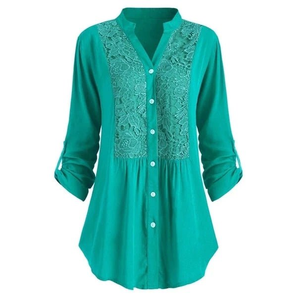Miss | Blouse Dames Lente Zomer Tuniek Kant - Viscose - Miss Madera MIS-Y7BMPB
