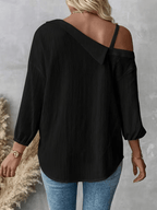 Miss | Blouse Dames Lente/Zomer Loose Fit - Katoen - Miss Madera MIS-VOSC3A