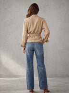 Miss | Blouse Dames Loose Fit Lange Mouwen - Katoenblend - Miss Madera MIS-JRRQNO