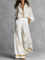 Miss | Blouse Dames Loose Fit Lange Mouwen - Katoenblend - Miss Madera MIS-AS5JB1