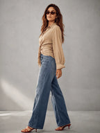 Miss | Blouse Dames Loose Fit Lange Mouwen - Katoenblend - Miss Madera MIS-JRRQNO