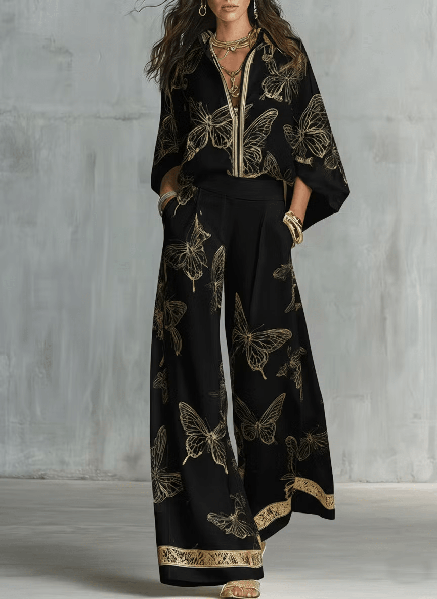 Miss | Blouse Dames Loose Fit Lange Mouwen - Katoenblend - Miss Madera MIS-FETML9