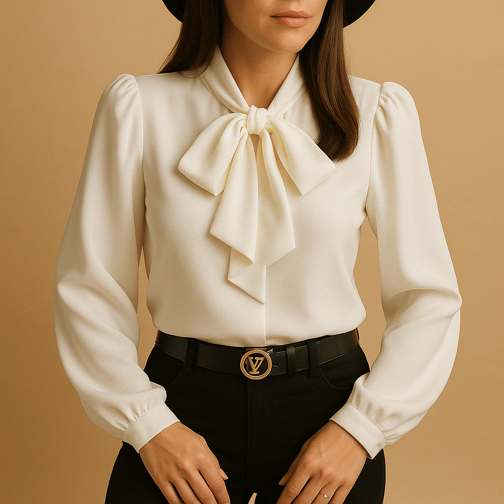 Miss | Blouse Dames Loose Fit Strik Detail - Lichtgewicht Stof - Miss Madera MIS-E445DG