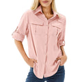 Miss | Blouse Dames Outdoor Lange Mouw Safari - Polyester - Miss Madera MIS-S6J6YH