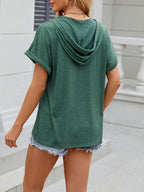Miss | Blouse Dames Oversized Hooded - Viscose - Miss Madera MIS-KT6VAU