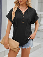 Miss | Blouse Dames Oversized Hooded - Viscose - Miss Madera MIS-9EWPJ6
