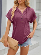 Miss | Blouse Dames Oversized Hooded - Viscose - Miss Madera MIS-9EWPJ6
