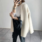 Cardigan Dames Gebreid Lange Mouwen Open Voorkant Relaxed - Miss Madera MIS-1HH3AV