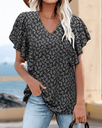 Miss | Blouse Dames Vintage Relaxed - Viscose - Miss Madera MIS-YVOLCA