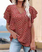 Miss | Blouse Dames Vintage Relaxed - Viscose - Miss Madera MIS-TFTY88