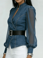 Miss | Blouse Dames Zomer Casual - Katoen - Miss Madera