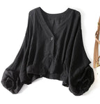 Miss | Blouse Dames Zomer Linnen - Katoen Mix - Miss Madera MIS-E0T14J