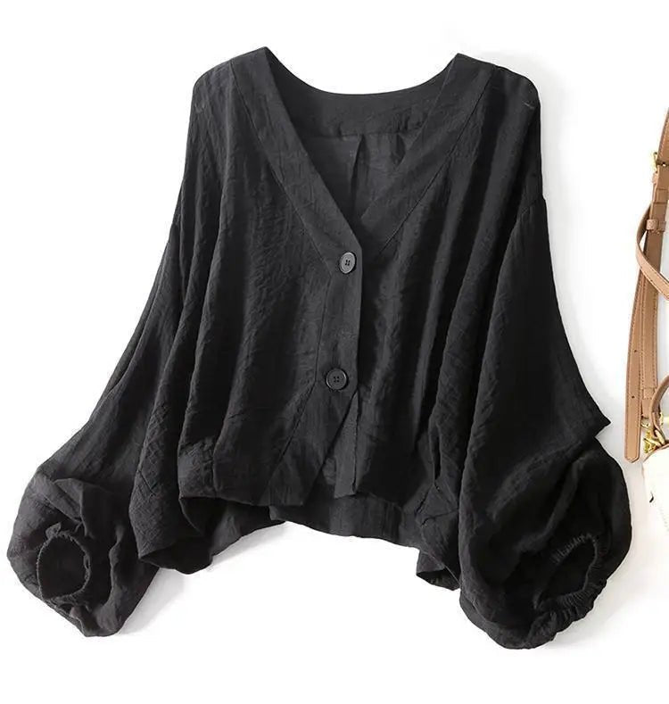 Miss | Blouse Dames Zomer Linnen - Katoen Mix - Miss Madera MIS-E0T14J