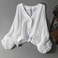 Miss | Blouse Dames Zomer Linnen - Katoen Mix - Miss Madera MIS-TWR1KX