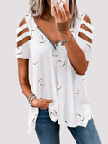 Miss | Blouse Dames Zomer Oversized Cut-Out - Viscose - Miss Madera MIS-3PF0GR
