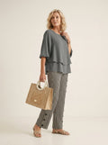 Miss | Blouse en Broek Dames Relaxed - Polyester - Miss Madera