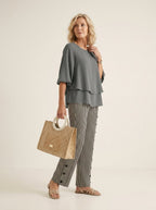 Miss | Blouse en Broek Dames Relaxed - Polyester - Miss Madera