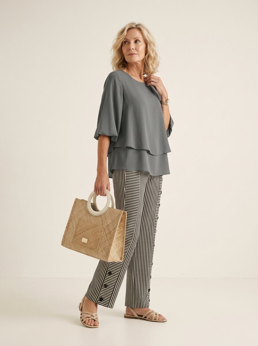 Miss | Blouse en Broek Dames Relaxed - Polyester - Miss Madera