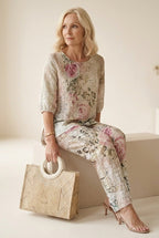 Miss | Blouse en Broek Set Dames Relaxed - Polyester - Miss Madera