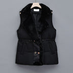Miss | Bodywarmer Dames Gewatteerd Sjaalkraag Tunnelkoord - Polyester - Miss Madera MIS-O3DFKI