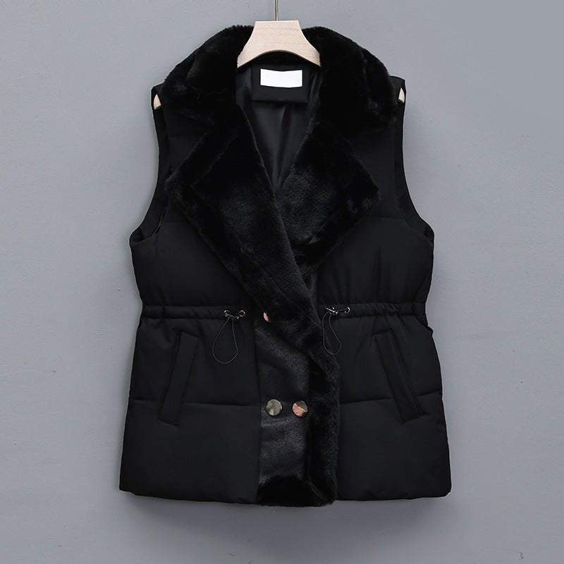 Miss | Bodywarmer Dames Gewatteerd Sjaalkraag Tunnelkoord - Polyester - Miss Madera MIS-O3DFKI