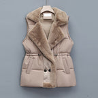 Miss | Bodywarmer Dames Gewatteerd Sjaalkraag Tunnelkoord - Polyester - Miss Madera MIS-247BHS