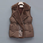 Miss | Bodywarmer Dames Gewatteerd Sjaalkraag Tunnelkoord - Polyester - Miss Madera MIS-A93COP